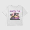 Camiseta corta cuadrada con gráfico de Parque Jurásico para niños Camiseta corta cuadrada con gráfico de Parque Jurásico para niños