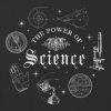 Camiseta corta cuadrada con gráfico “El poder de la ciencia” para niños Camiseta corta cuadrada con gráfico “El poder de la ciencia” para niños