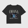Camiseta corta cuadrada con gráfico Ohana Means Family de Lilo y Stitch para niños Camiseta corta cuadrada con gráfico Ohana Means Family de Lilo y Stitch para niños