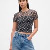 Camiseta corta de malla