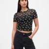 Camiseta corta de malla