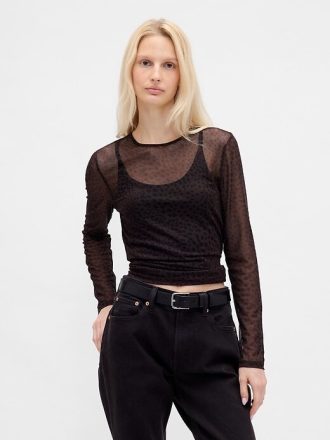 Camiseta corta de malla