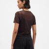 Camiseta corta de malla
