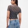 Camiseta corta de malla