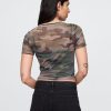 Camiseta corta de malla
