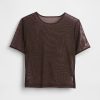 Camiseta corta de malla