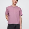 Camiseta corta de peso pesado para adultos Camiseta corta de peso pesado para adultos