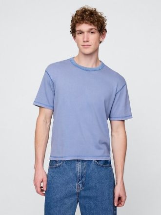 Camiseta corta de peso pesado para adultos