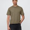 Camiseta corta de peso pesado para adultos Camiseta corta de peso pesado para adultos