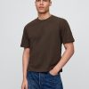 Camiseta corta de peso pesado para adultos Camiseta corta de peso pesado para adultos