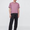 Camiseta corta de peso pesado para adultos Camiseta corta de peso pesado para adultos