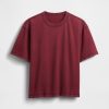 Camiseta corta de peso pesado para adultos Camiseta corta de peso pesado para adultos