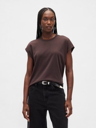 Camiseta corta relajada de algodón Supima®