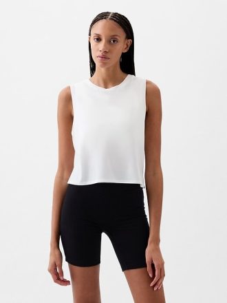 Camiseta corta sin mangas GapFit Breathe