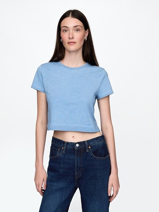 Camiseta corta VintageSoft de algodón orgánico Camiseta corta VintageSoft de algodón orgánico