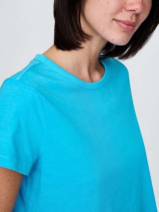 Camiseta corta VintageSoft de algodón orgánico Camiseta corta VintageSoft de algodón orgánico