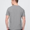 Camiseta de algodón con cuello en V Camiseta de algodón con cuello en V