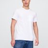 Camiseta de algodón orgánico con bolsillo para adultos Camiseta de algodón orgánico con bolsillo para adultos