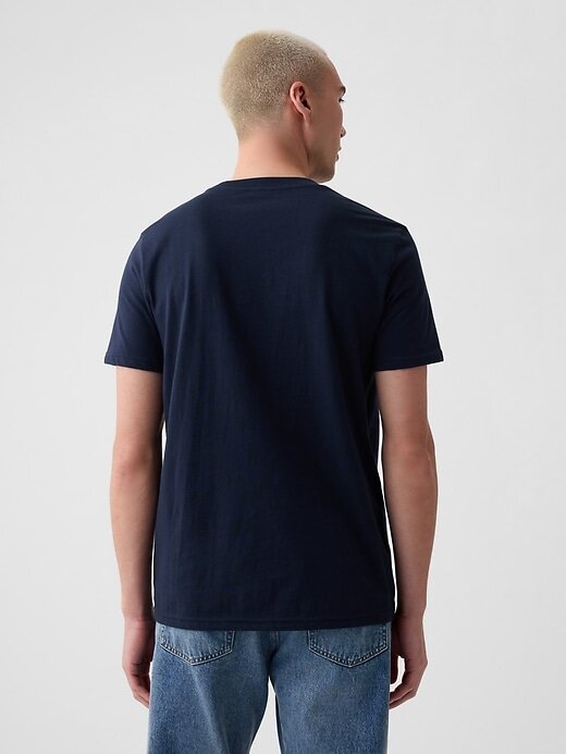 Camiseta de algodón orgánico con bolsillo para adultos Camiseta de algodón orgánico con bolsillo para adultos