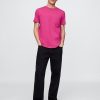 Camiseta de algodón orgánico con bolsillo para adultos Camiseta de algodón orgánico con bolsillo para adultos