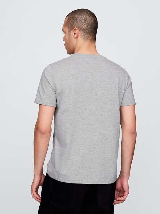 Camiseta de algodón orgánico con bolsillo para adultos Camiseta de algodón orgánico con bolsillo para adultos
