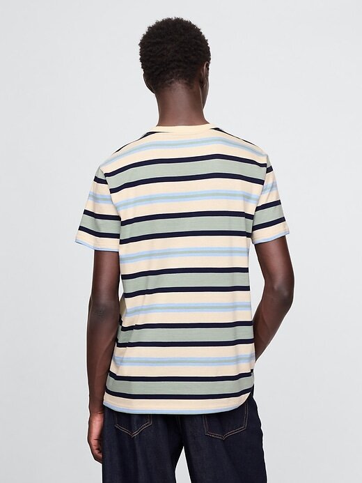 Camiseta de algodón orgánico con bolsillo para adultos Camiseta de algodón orgánico con bolsillo para adultos