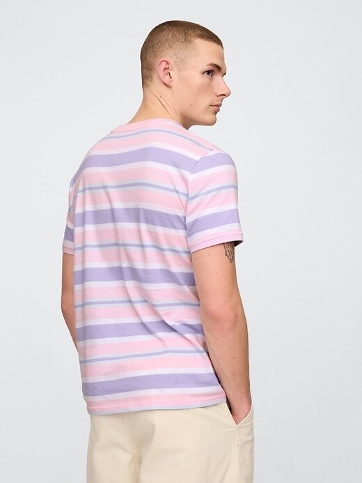 Camiseta de algodón orgánico con bolsillo para adultos Camiseta de algodón orgánico con bolsillo para adultos