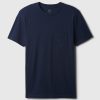 Camiseta de algodón orgánico con bolsillo para adultos Camiseta de algodón orgánico con bolsillo para adultos