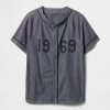 Camiseta de béisbol con el logotipo de Denim 1969