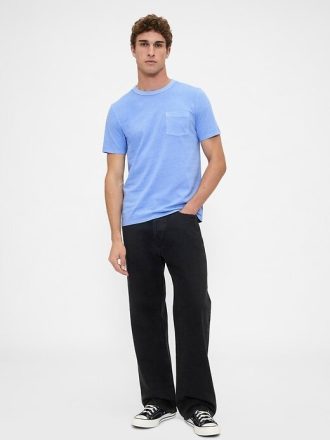 Camiseta de bolsillo de algodón orgánico