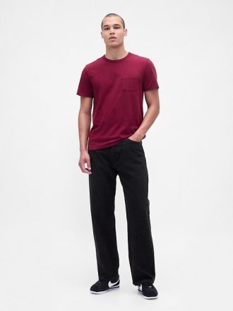 Camiseta de bolsillo de algodón orgánico