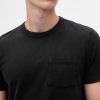 Camiseta de bolsillo de algodón orgánico