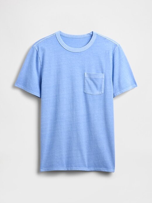 Camiseta de bolsillo de algodón orgánico Camiseta de bolsillo de algodón orgánico