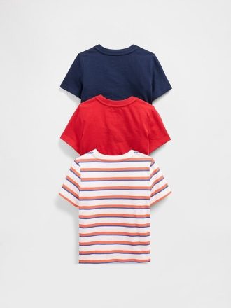 Camiseta de bolsillo para bebé y niño pequeño (paquete de 3)