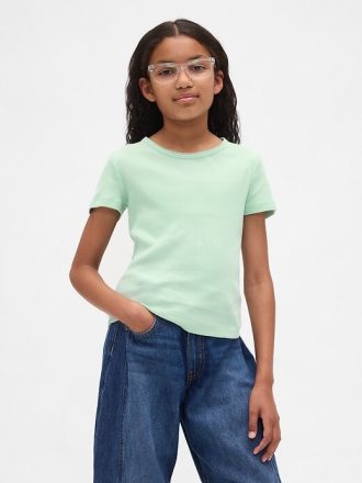 Camiseta de canalé para niños