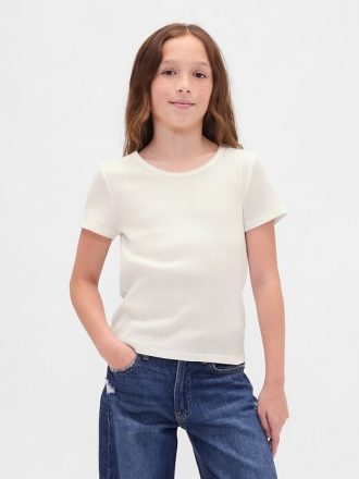 Camiseta de canalé para niños
