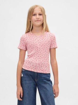 Camiseta de canalé para niños