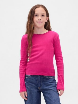Camiseta de canalé para niños