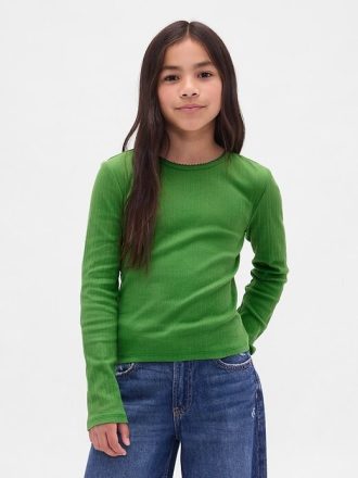 Camiseta de canalé para niños