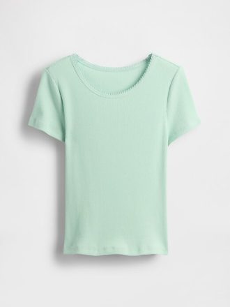 Camiseta de canalé para niños