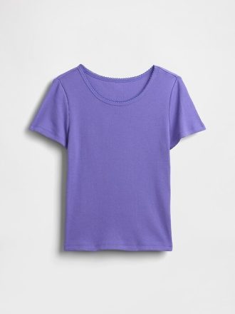Camiseta de canalé para niños