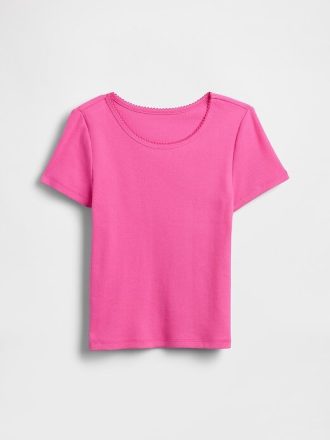 Camiseta de canalé para niños
