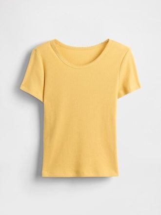 Camiseta de canalé para niños