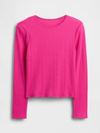 Camiseta de canalé para niños