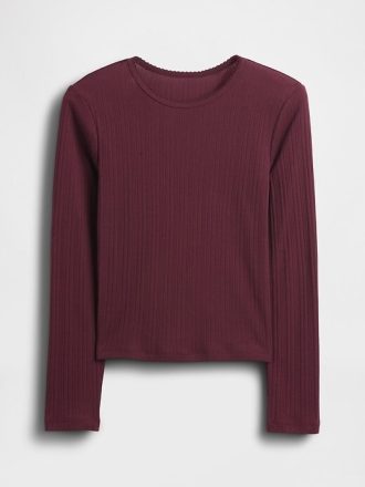 Camiseta de canalé para niños