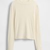 Camiseta de cuello alto con canalé para niños Camiseta de cuello alto con canalé para niños