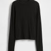 Camiseta de cuello alto con canalé para niños