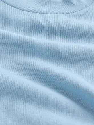 Camiseta de cuello alto con canalé para niños