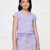 Camiseta de cuello cuadrado para niños Camiseta de cuello cuadrado para niños