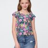 Camiseta de cuello cuadrado para niños Camiseta de cuello cuadrado para niños